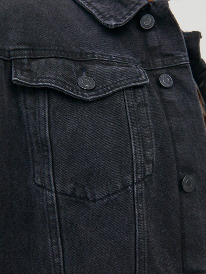 Jack & Jones JJIJEAN Denim Jacket Black Denim - Μπουφάν - Aνδρικά μπουφαν μεγάλα μεγέθη