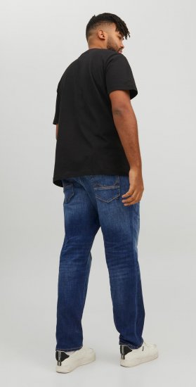 Jack & Jones GLENN FOX GE 348 Jeans Blue Denim - Τζιν και παντελόνια - Aνδρικα τζιν παντελόνια μεγάλα μεγέθη
