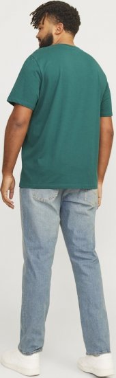 Jack & Jones STAR T-Shirt Deep Teal - Μακό μπλουζάκια - Aνδρικά μπλουζεσ μεγάλα μεγέθη