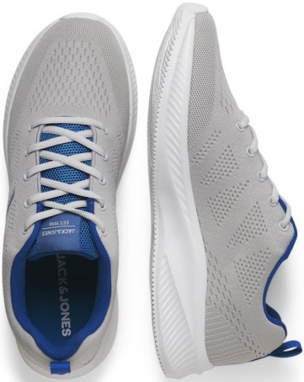 Jack & Jones Croxley Sneakers Grey/Monaco Blue - Ανδρικά Παπούτσια 40-52 - 