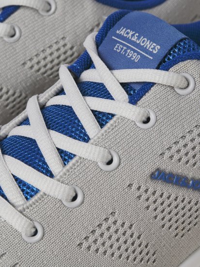 Jack & Jones Croxley Sneakers Grey/Monaco Blue - Ανδρικά Παπούτσια 40-52 - 