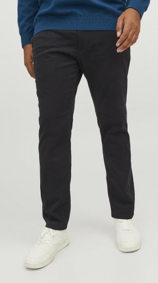 Jack & Jones Marco Dave Chinos Black - Τζιν και παντελόνια - Aνδρικα τζιν παντελόνια μεγάλα μεγέθη