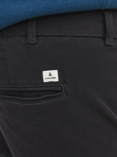 Jack & Jones Marco Dave Chinos Black - Τζιν και παντελόνια - Aνδρικα τζιν παντελόνια μεγάλα μεγέθη