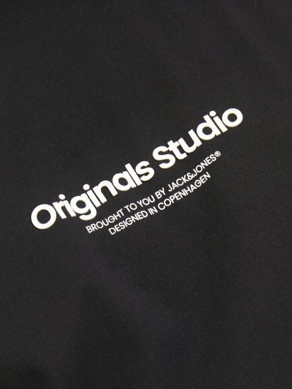 Jack & Jones ESTERBRO T-Shirt Black - Μακό μπλουζάκια - Aνδρικά μπλουζεσ μεγάλα μεγέθη