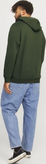 Jack & Jones 2 COL LOGO Hoodie Kombu Green - φούτερ/Φούτερ με κουκούλα - φούτερ/Φούτερ με κουκούλα ανδρικά μεγάλα μεγέθη 