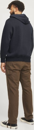 Jack & Jones 2 COL LOGO Hoodie Dark Navy - φούτερ/Φούτερ με κουκούλα - φούτερ/Φούτερ με κουκούλα ανδρικά μεγάλα μεγέθη 