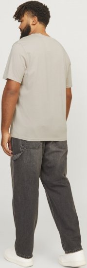 Jack & Jones LEGACY BLOCKING T-Shirt Beige - Μακό μπλουζάκια - Aνδρικά μπλουζεσ μεγάλα μεγέθη