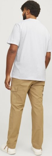 Jack & Jones ESTERBRO T-Shirt Bright White - Μακό μπλουζάκια - Aνδρικά μπλουζεσ μεγάλα μεγέθη