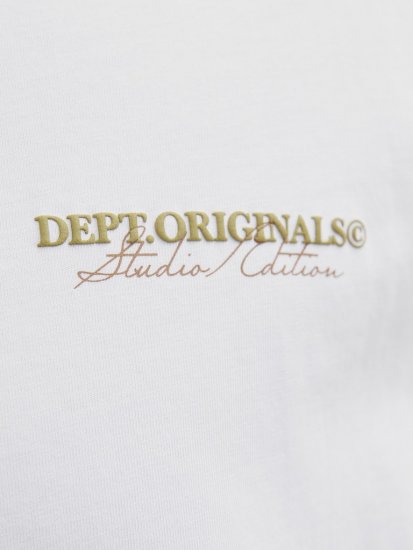 Jack & Jones Lington Crew Neck T-Shirt Bright White - Μακό μπλουζάκια - Aνδρικά μπλουζεσ μεγάλα μεγέθη