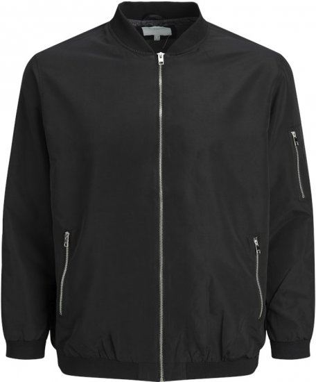 Jack & Jones RUSH Bomber Jacket Black - Μπουφάν - Aνδρικά μπουφαν μεγάλα μεγέθη