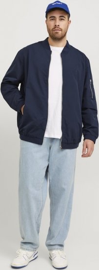Jack & Jones RUSH Bomber Jacket Navy Blazer - Μπουφάν - Aνδρικά μπουφαν μεγάλα μεγέθη