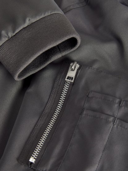 Jack & Jones RUSH Bomber Jacket Grey - Μπουφάν - Aνδρικά μπουφαν μεγάλα μεγέθη