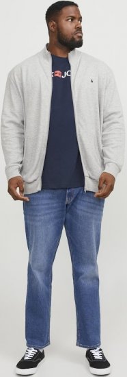 Jack & Jones Corp Logo Crew Neck T-Shirt Navy Blazer - Μακό μπλουζάκια - Aνδρικά μπλουζεσ μεγάλα μεγέθη