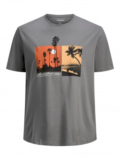 Jack & Jones Rocto T-shirt Sedona sage - Μακό μπλουζάκια - Aνδρικά μπλουζεσ μεγάλα μεγέθη
