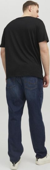 Jack & Jones CORP Logo T-Shirt Black/PLAY 4 - Μακό μπλουζάκια - Aνδρικά μπλουζεσ μεγάλα μεγέθη