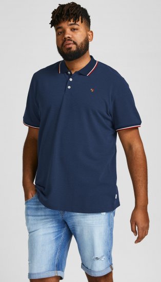 Jack & Jones JPRWINBLU Poloshirt Navy Blazer - Πόλο μπλουζάκια - Aνδρικά μπλουζακια πολο μεγάλα μεγέθη