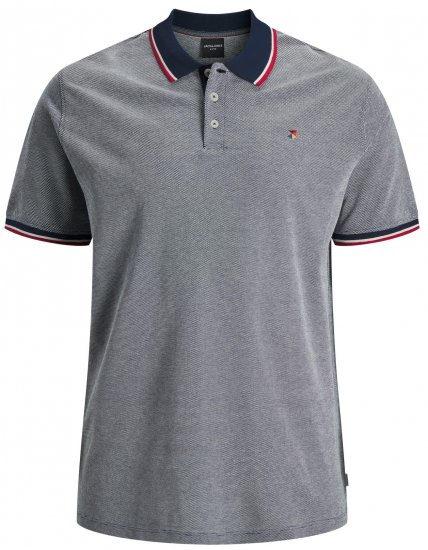 Jack & Jones JPRWINBLU Poloshirt Mood Indigo - Πόλο μπλουζάκια - Aνδρικά μπλουζακια πολο μεγάλα μεγέθη