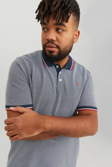 Jack & Jones JPRWINBLU Poloshirt Mood Indigo - Πόλο μπλουζάκια - Aνδρικά μπλουζακια πολο μεγάλα μεγέθη