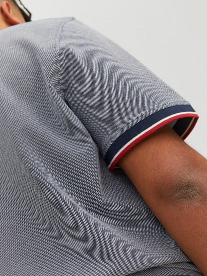 Jack & Jones JPRWINBLU Poloshirt Mood Indigo - Πόλο μπλουζάκια - Aνδρικά μπλουζακια πολο μεγάλα μεγέθη