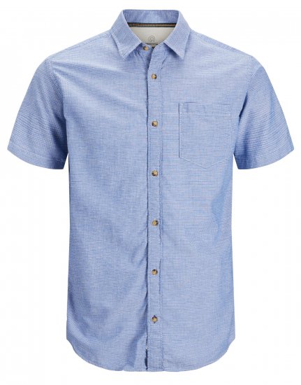 Jack & Jones JORABEL Casual Shirt Ensign Blue - Πουκάμισα - Aνδρικά πουκαμισα μεγαλα μεγάλα μεγέθη