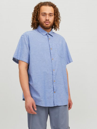 Jack & Jones JORABEL Casual Shirt Ensign Blue - Πουκάμισα - Aνδρικά πουκαμισα μεγαλα μεγάλα μεγέθη