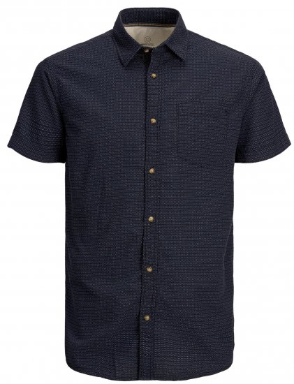 Jack & Jones JORABEL Casual Shirt Navy - Πουκάμισα - Aνδρικά πουκαμισα μεγαλα μεγάλα μεγέθη