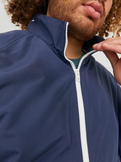 Jack & Jones JORLUKE Light Bomber Jacket Navy - Μπουφάν - Aνδρικά μπουφαν μεγάλα μεγέθη