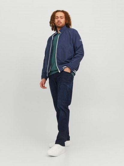 Jack & Jones JORLUKE Light Bomber Jacket Navy - Μπουφάν - Aνδρικά μπουφαν μεγάλα μεγέθη