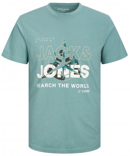 Jack & Jones JCOHUNT T-Shirt Trellis - Μακό μπλουζάκια - Aνδρικά μπλουζεσ μεγάλα μεγέθη