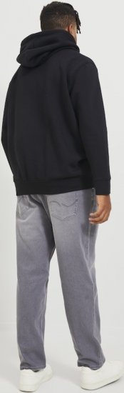 Jack & Jones ESTERBRO Zip Hoodie Black - φούτερ/Φούτερ με κουκούλα - φούτερ/Φούτερ με κουκούλα ανδρικά μεγάλα μεγέθη 