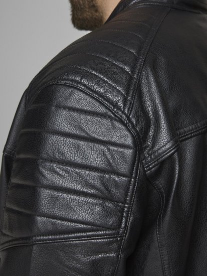 Jack & Jones ROCKY Jacket Black - Μπουφάν - Aνδρικά μπουφαν μεγάλα μεγέθη