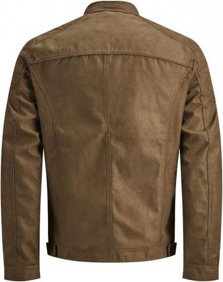 Jack & Jones ROCKY Jacket Brown - Μπουφάν - Aνδρικά μπουφαν μεγάλα μεγέθη