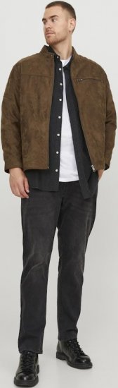 Jack & Jones ROCKY Jacket Brown - Μπουφάν - Aνδρικά μπουφαν μεγάλα μεγέθη