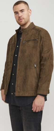 Jack & Jones ROCKY Jacket Brown - Μπουφάν - Aνδρικά μπουφαν μεγάλα μεγέθη
