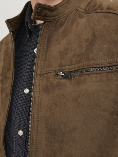 Jack & Jones ROCKY Jacket Brown - Μπουφάν - Aνδρικά μπουφαν μεγάλα μεγέθη