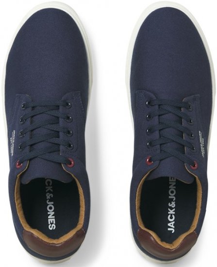 Jack & Jone Mission Canvas Sneakers Navy Blazer - Ανδρικά Παπούτσια 40-52 - Ανδρικά Παπούτσια & Sneakers 40-52