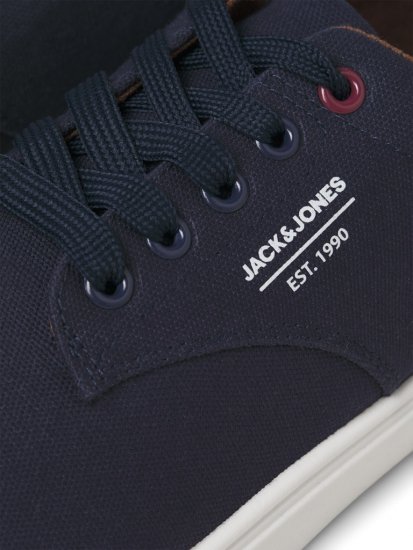 Jack & Jone Mission Canvas Sneakers Navy Blazer - Ανδρικά Παπούτσια 40-52 - Ανδρικά Παπούτσια & Sneakers 40-52
