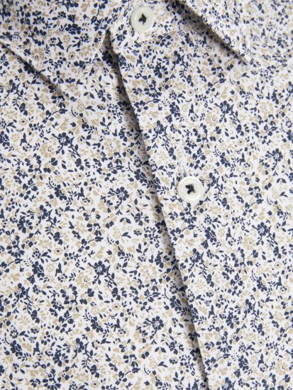 Jack & Jones JPRBLANORDIC LS Shirt White - Πουκάμισα - Aνδρικά πουκαμισα μεγαλα μεγάλα μεγέθη