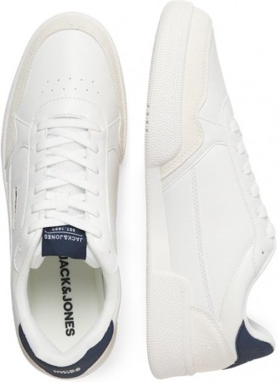 Jack & Jones Bounce Sneakers White/Navy BLAZE - Ανδρικά Παπούτσια 40-52 - 
