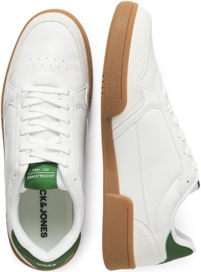 Jack & Jones Bounce Sneakers White/Verdant Green - Ανδρικά Παπούτσια 40-52 - 