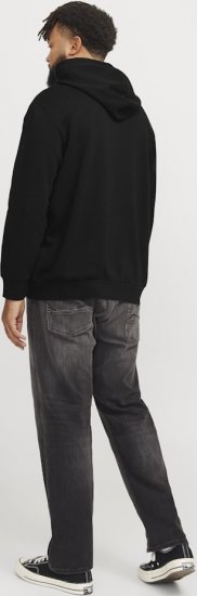 Jack & Jones CORP OLD LOGO REG FIT Hoodie Black - φούτερ/Φούτερ με κουκούλα - φούτερ/Φούτερ με κουκούλα ανδρικά μεγάλα μεγέθη 