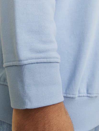 Jack & Jones HUDSON Sweatshirt Chambray Blue - φούτερ/Φούτερ με κουκούλα - φούτερ/Φούτερ με κουκούλα ανδρικά μεγάλα μεγέθη 