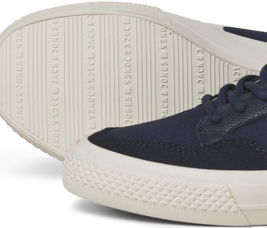 Jack & Jones Morden Canvas Special Sneakers Navy Blazer/MarshM - Ανδρικά Παπούτσια 40-52 - 