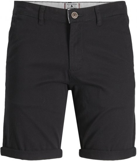 Jack & Jones Dave Chino Shorts Black - Σορτς - Aνδρικεσ βερμουδεσ μεγαλα μεγάλα μεγέθη
