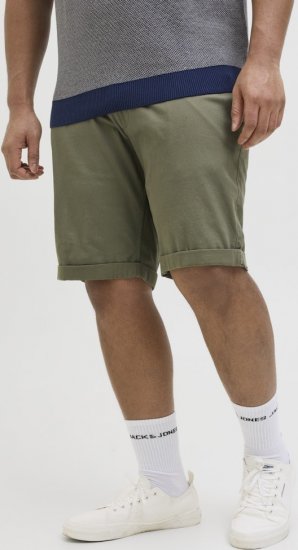 Jack & Jones Dave Chino Shorts Green - Σορτς - Aνδρικεσ βερμουδεσ μεγαλα μεγάλα μεγέθη
