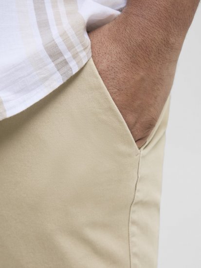 Jack & Jones Dave Chino Shorts Beige - Σορτς - Aνδρικεσ βερμουδεσ μεγαλα μεγάλα μεγέθη