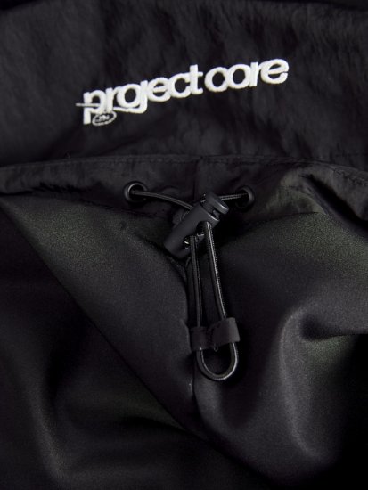 Jack & Jones Union Track Jacket Black - φούτερ/Φούτερ με κουκούλα - φούτερ/Φούτερ με κουκούλα ανδρικά μεγάλα μεγέθη 