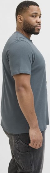 Jack & Jones Anatomy Skull Crew Neck T-Shirt Grey - Μακό μπλουζάκια - Aνδρικά μπλουζεσ μεγάλα μεγέθη