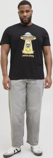 Jack & Jones Anatomy Skull Crew Neck T-Shirt Black - Μακό μπλουζάκια - Aνδρικά μπλουζεσ μεγάλα μεγέθη
