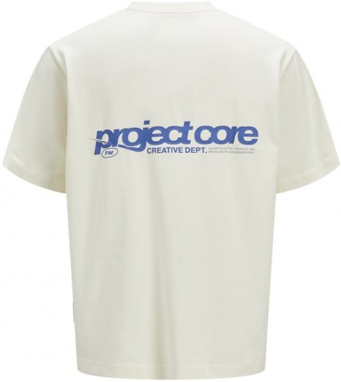 Jack & Jones Union Front & Back Print Crew Neck T-Shirt Yellow - Μακό μπλουζάκια - Aνδρικά μπλουζεσ μεγάλα μεγέθη